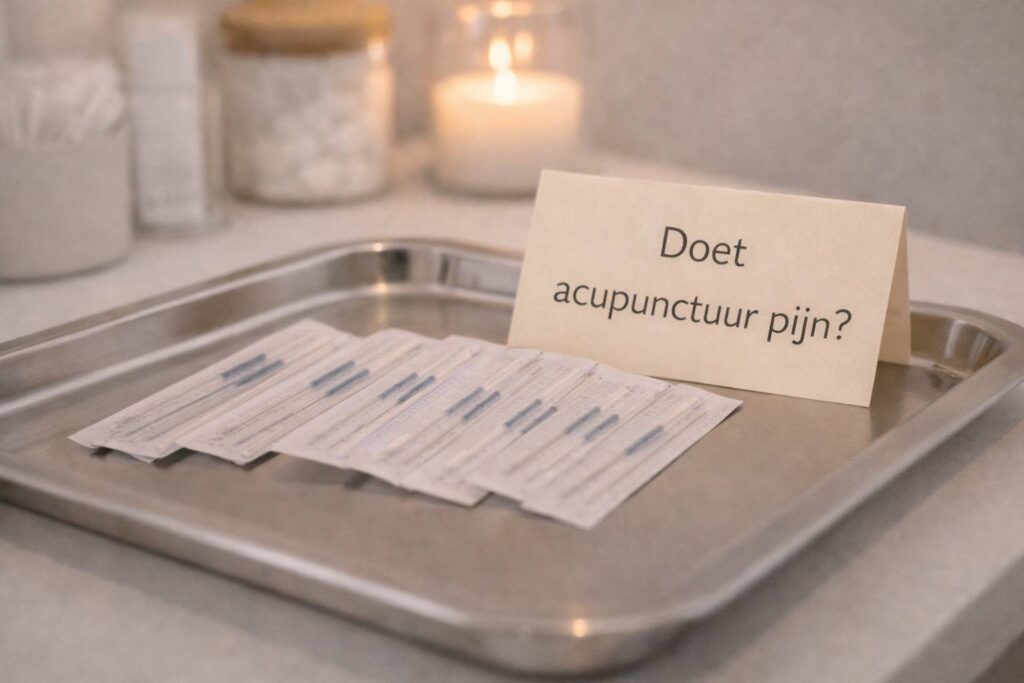 Doet acupunctuur pijn