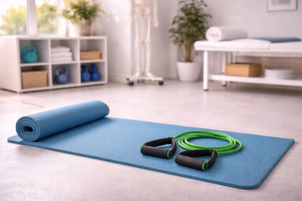 Oefenmatten en weerstandsbanden