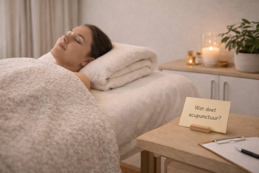 wat doet acupunctuur